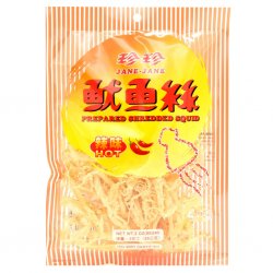 JJ02 珍珍 辣味魷魚絲 50g