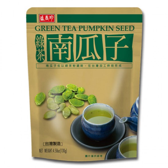 TK03 盛香珍 綠茶南瓜子 130g