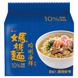 WL31 維力 媽媽麵 蛤蜊海鮮風味 80g 5包入